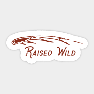 Raised Wild Wolves Sticker